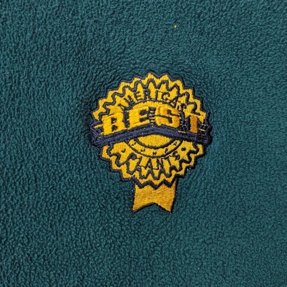 Vintage Astro Wear America's  Best Plants Green Zip Up Sweater Unisex - Picture 3 of 8